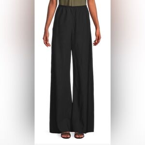 The Row Gala Silk & Linen Wide Leg Pants